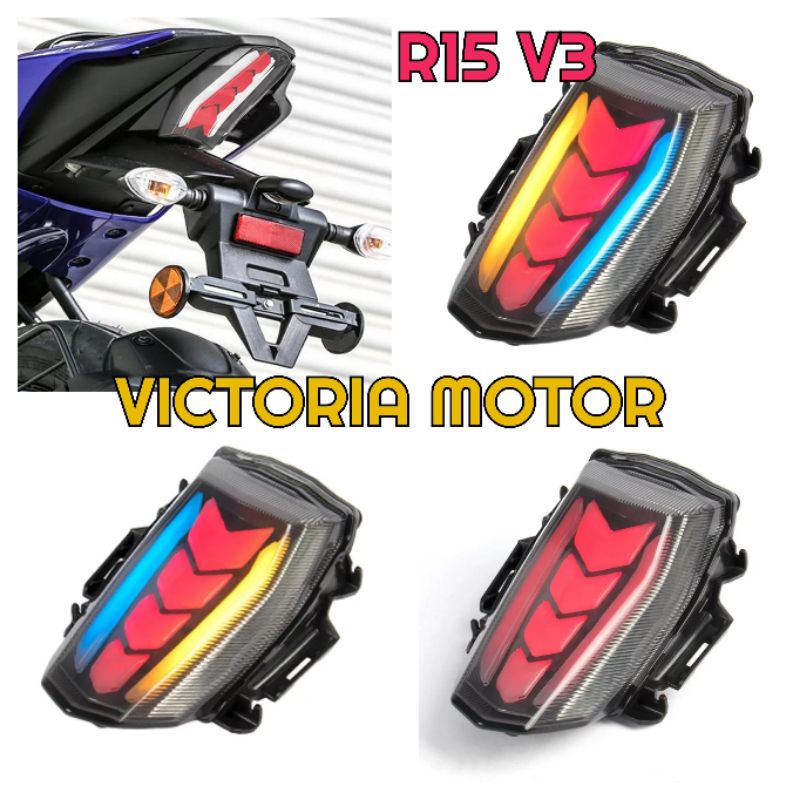 Stoplamp R15 VVA V3 7 in 1 Shark power