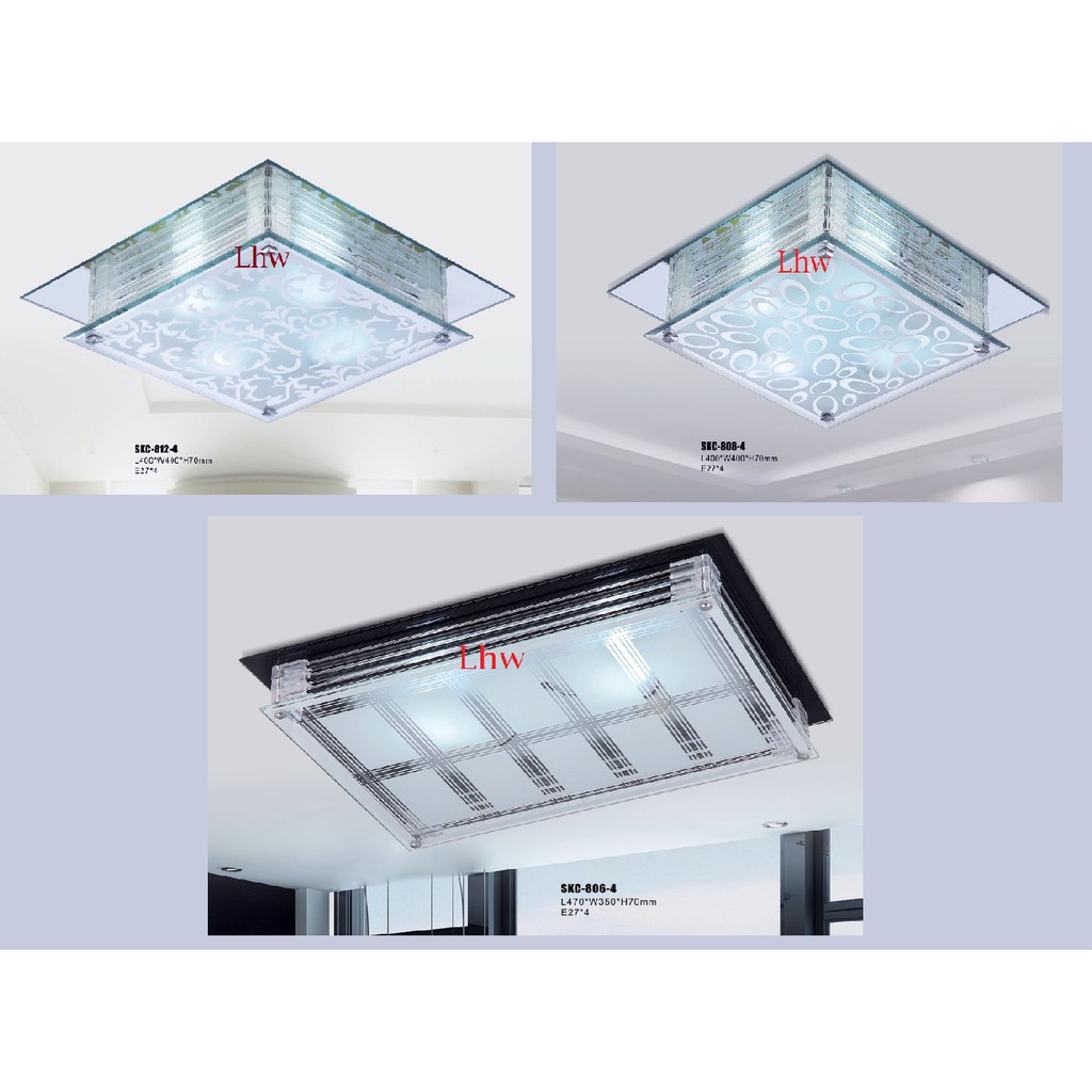 Lampu Plafon Minimalis SK 806, 808, 812/ 4lp deko ruang tamu, keluarga