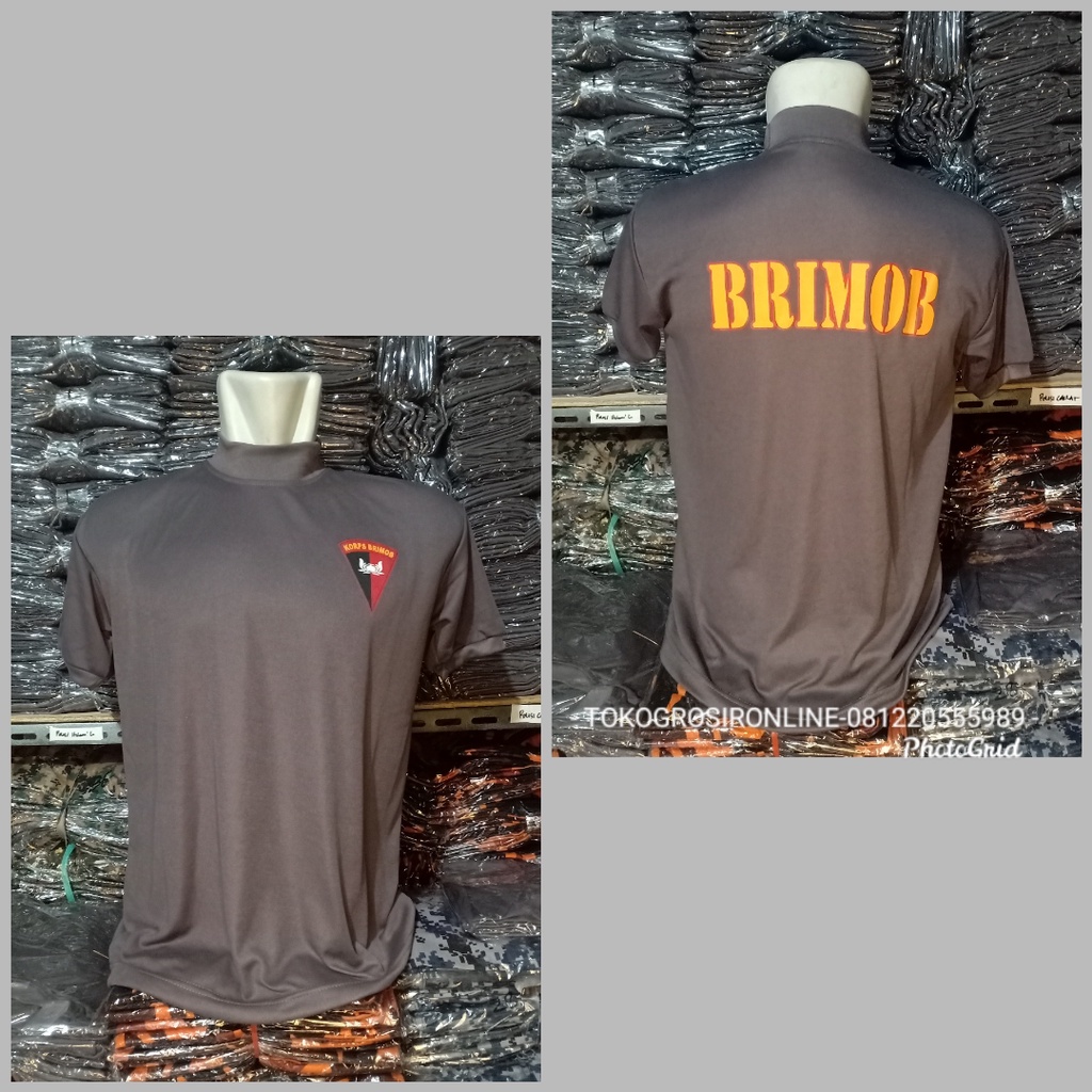 Jual Kaos Brimob Model Kerah Tinggi Shopee Indonesia