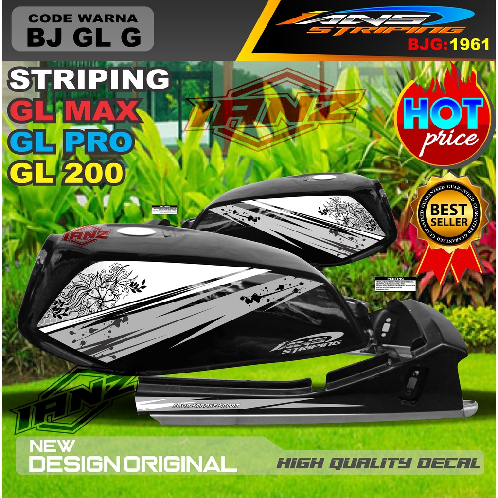 STRIPING MOTOR GL MAX GL PRO GL 100 / STRIPING MOTOR GL TERBARU / STIKER MOTOR TERMURAH / STRIPING GL MAX / STIKER GL PRO / STIKER MOTOR