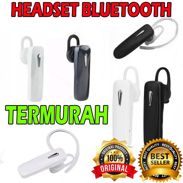 [TERLARIS] HEADSET BLUETOOTH ANDROID / EARPHONE BLUETOOTH UNIVERSAL