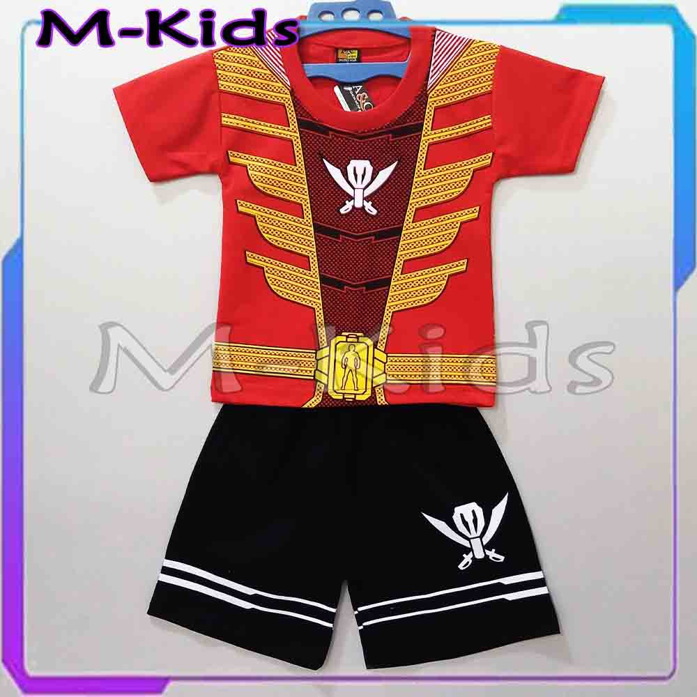 MKids88 - Baju Setelan KAOS Anak / Kostum Karakter Power Rangers