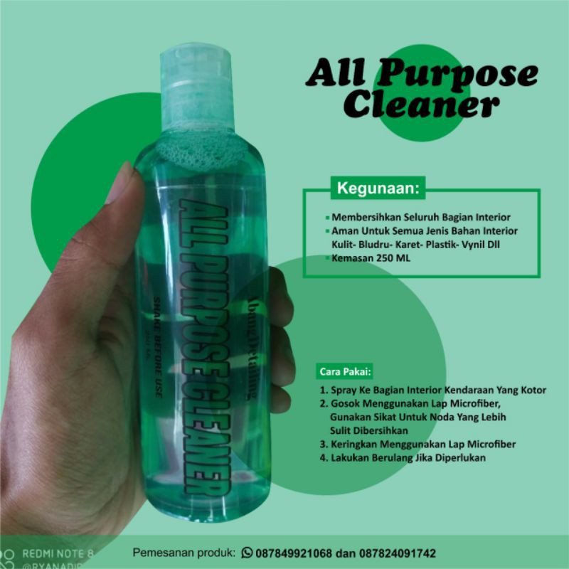 Jual ALL PURPOSE CLEANER / Pembersih Interior Mobil / Pembersih Sofa ...