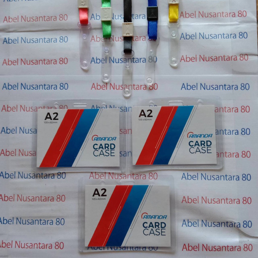 

Paket Card Case A2 dengan Tali Impor Kait Karet 1cm