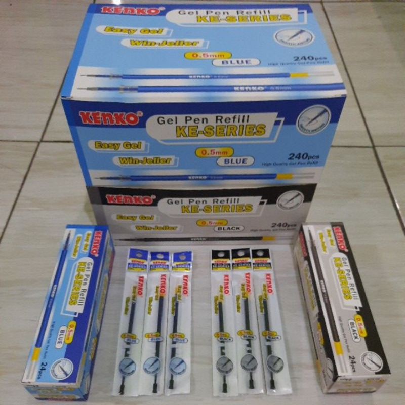 

Gel Pen Refill Easy Gel KE-SERIES 0,5mm | isi pulpen Gel Refil KENKO