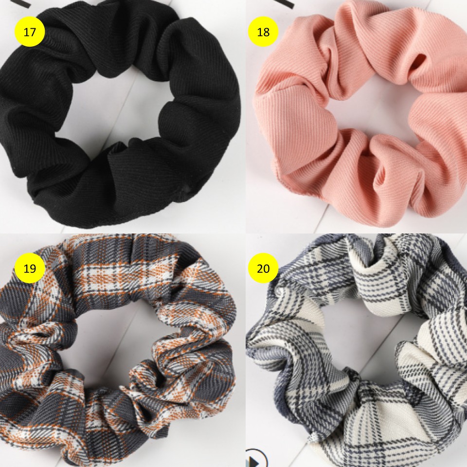 Scrunchies / Scrunchie Hijab / Ikat Rambut Wanita Anak (I010)