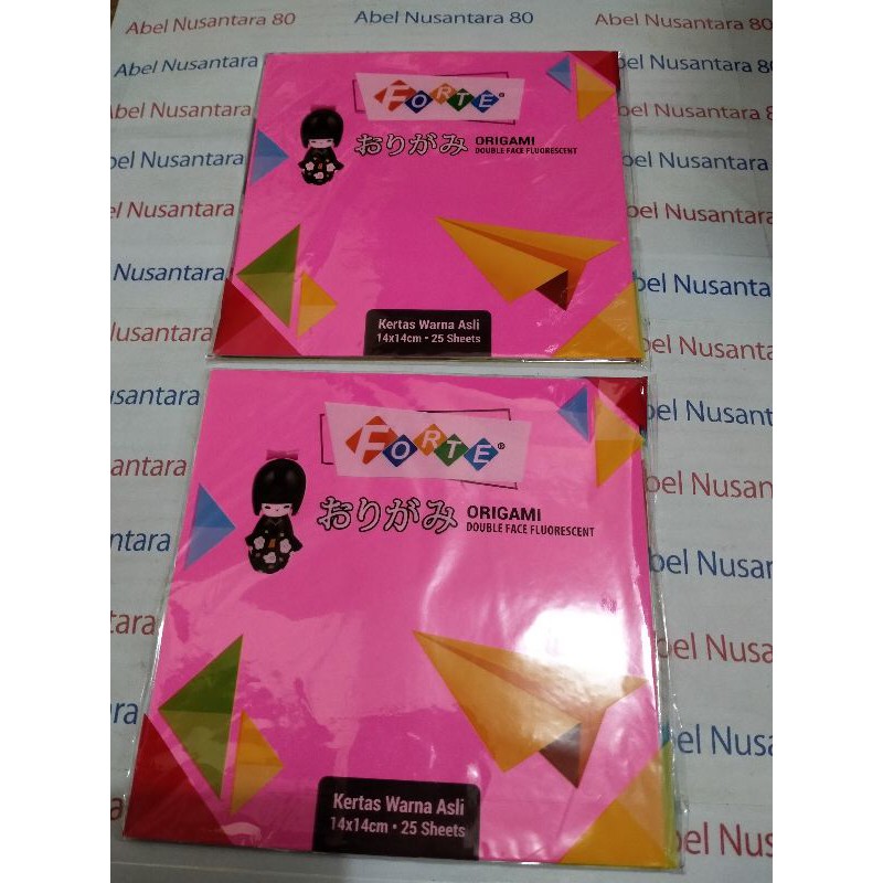 

kertas origami uk 14x14 isi 25 sheets