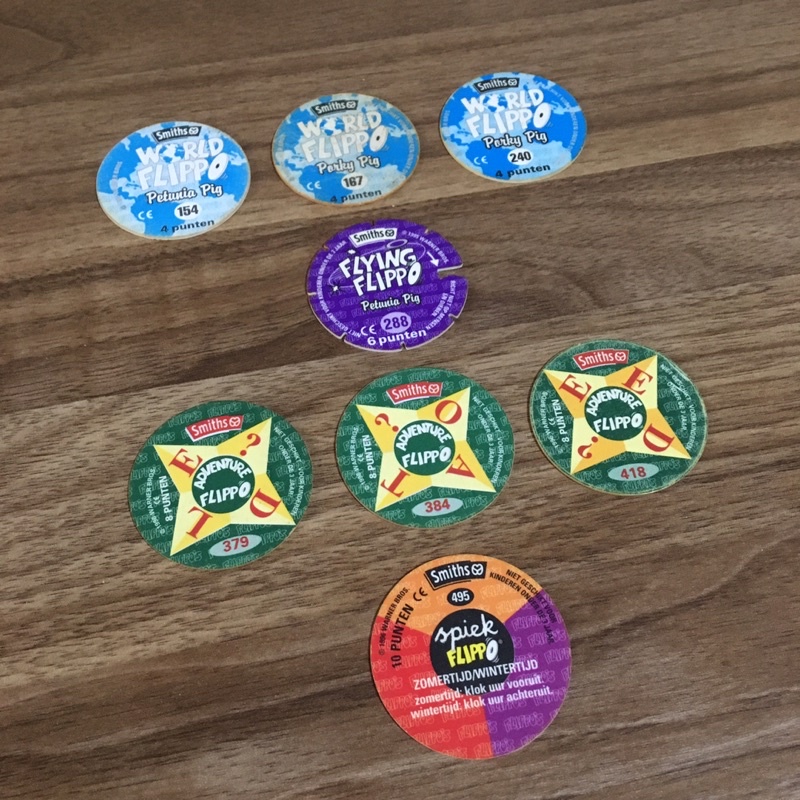 Tazos Looney Tunes Belanda World Flying Adventure Spike Flippo