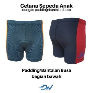  Celana  sepeda  anak  bantalan busa celana  pendek sepeda  