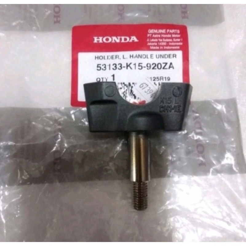 DUDUKAN STANG HOLDER CB 150 LED RAISER ORIGINAL ASLI SEBELAH KIRI