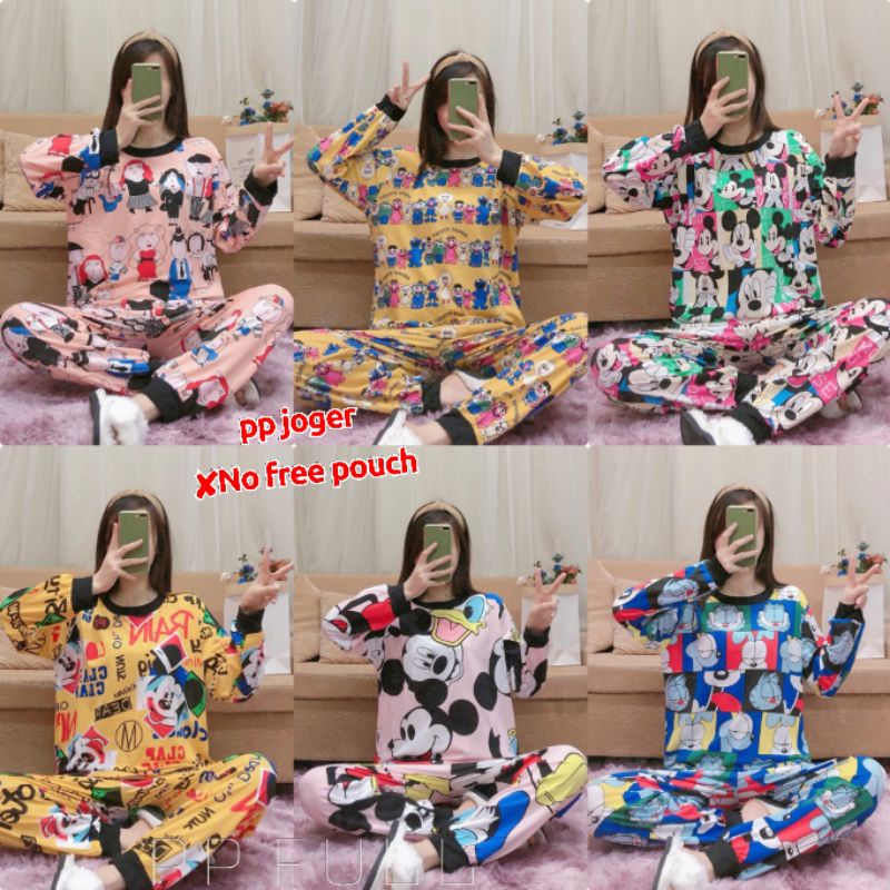 PIYAMA PP BAJU TIDUR WANITA IMPORT joger