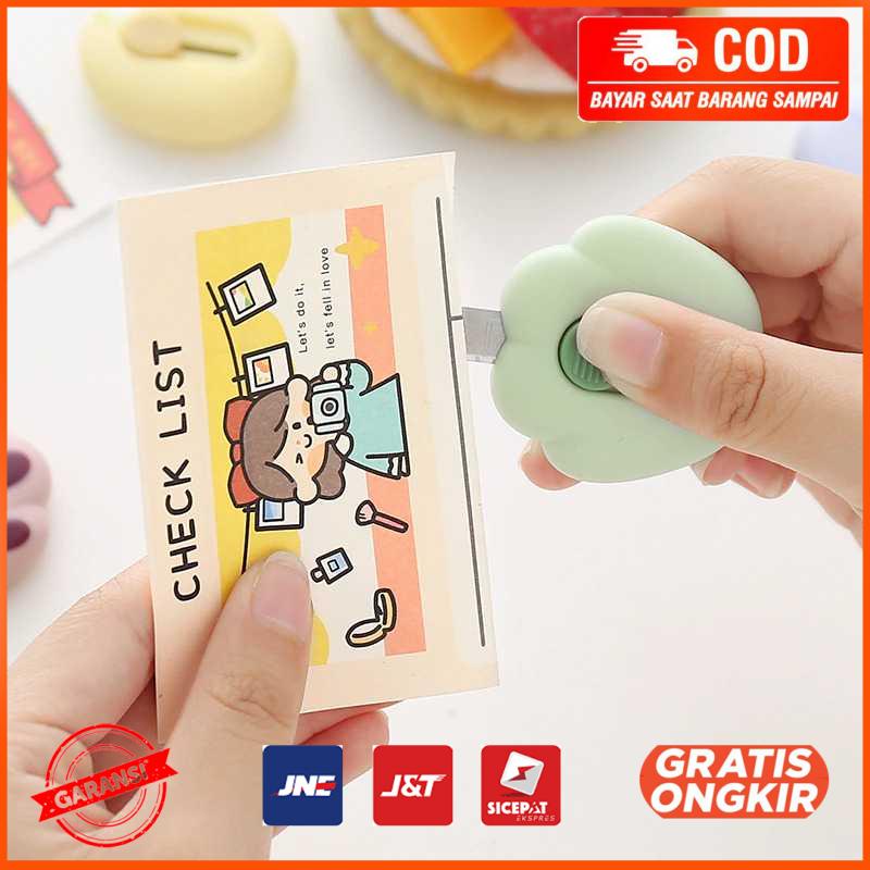 Pisau Cutter Mini Pemotong Kertas Desain Cat Paw