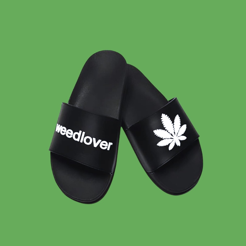 sandal pria slop weedlover terbaru