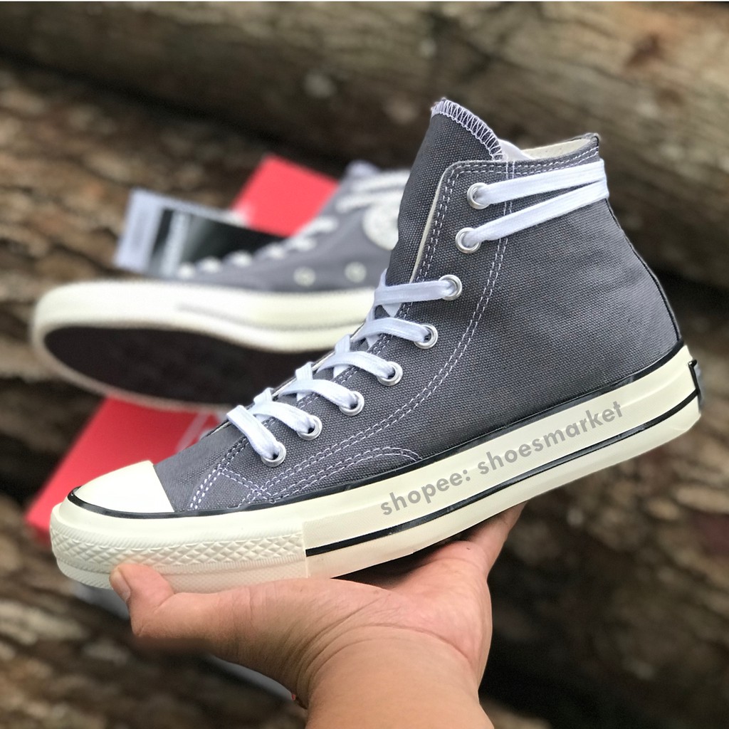 SEPATU CONVERSE 70S HIGH GREY ALL STAR CHUCK TAYLOR OBRAL MURAH