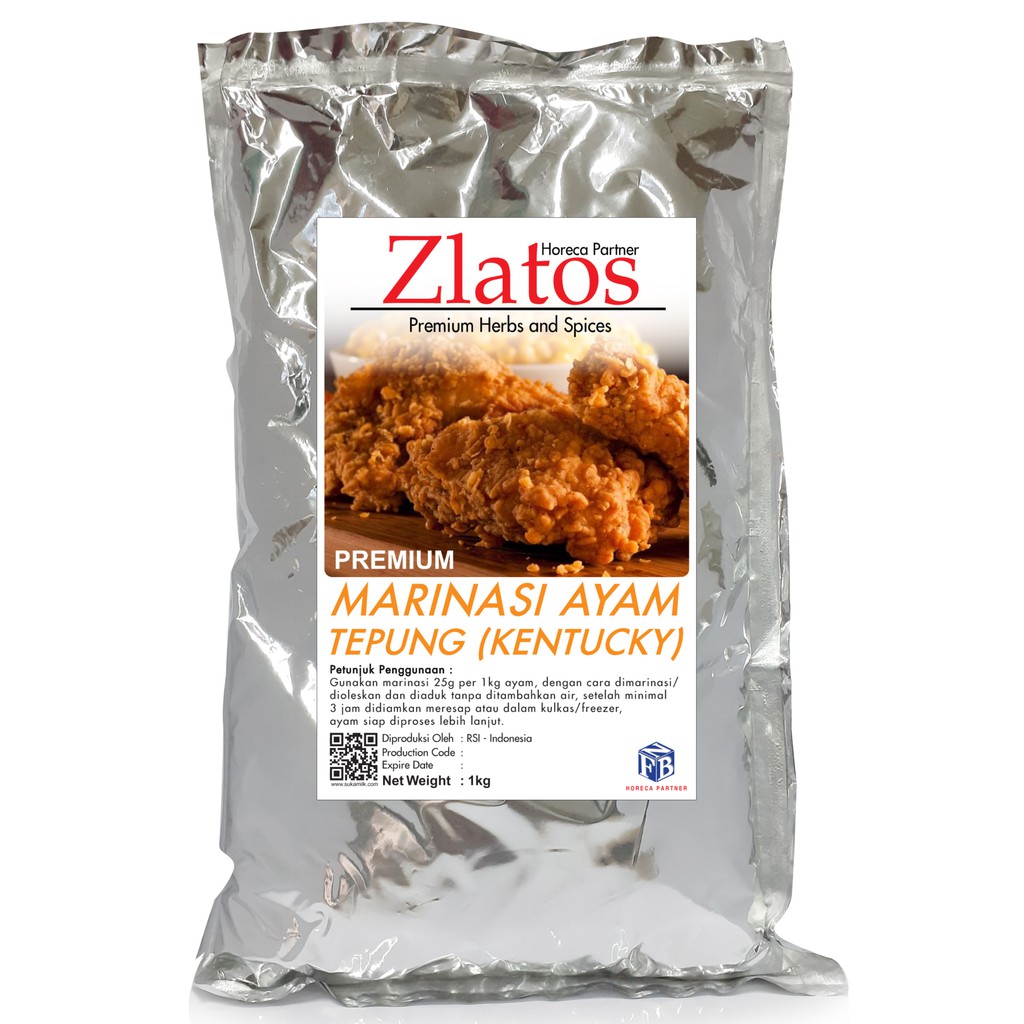 

Marinasi Ayam Tepung Premium (Kentucky) Zlatos 1kg