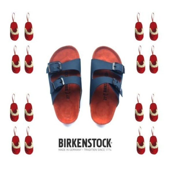 Sandal Birkenstock Anak tanggung Gesper 2 Navy (Arizona)