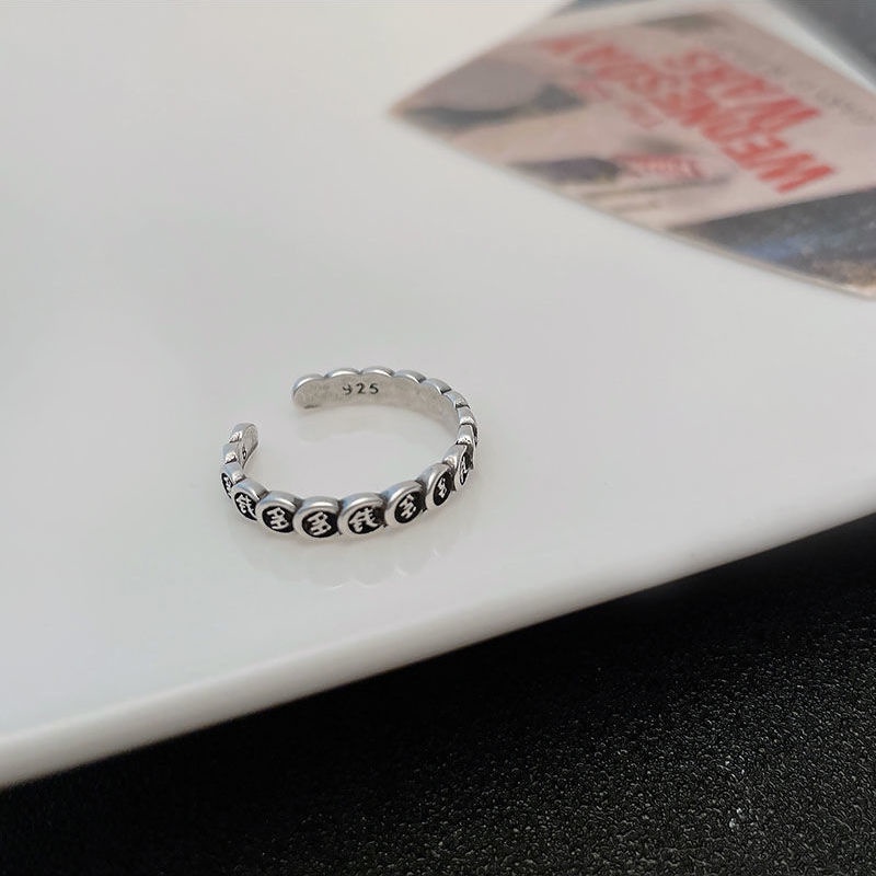 Cincin Model Mahjong Gaya Retro Dapat Disesuaikan