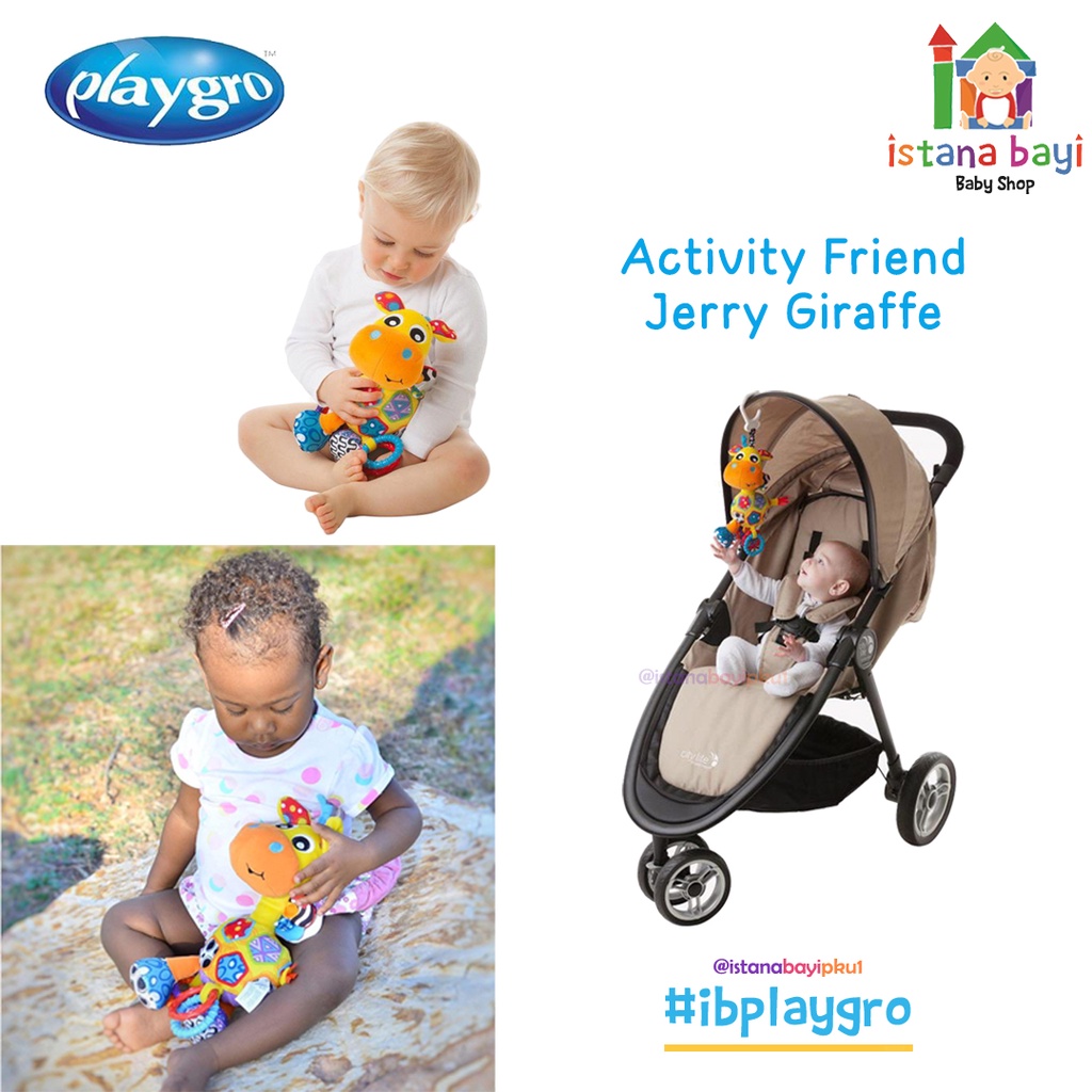 Playgro Activity Friend Stella Unicorn &amp; Giraffe/Playgro mainan bayi/mainan Stroller