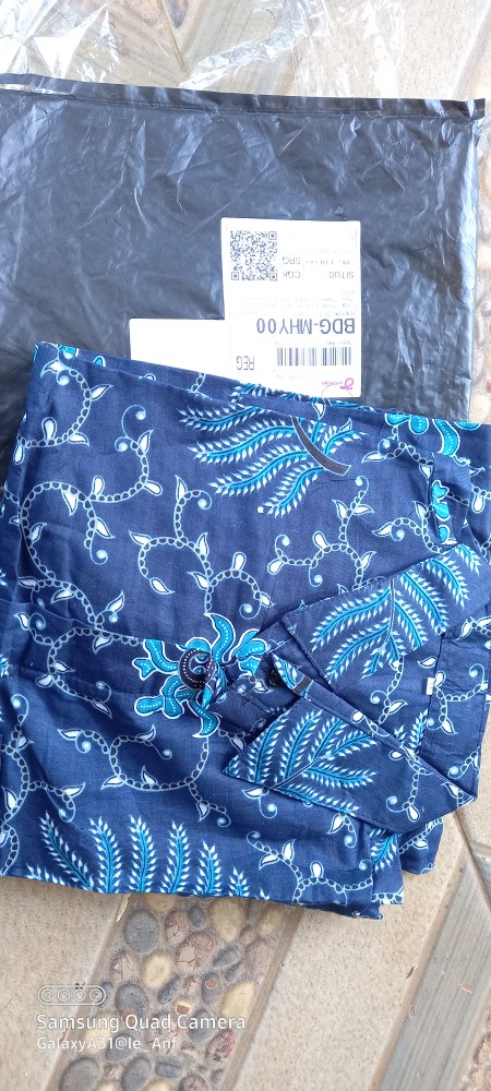 Maura Couple - Sania Ruffle Batik Couple Ori Ndoro Jowi Garansi Termurah Shopee - Batik