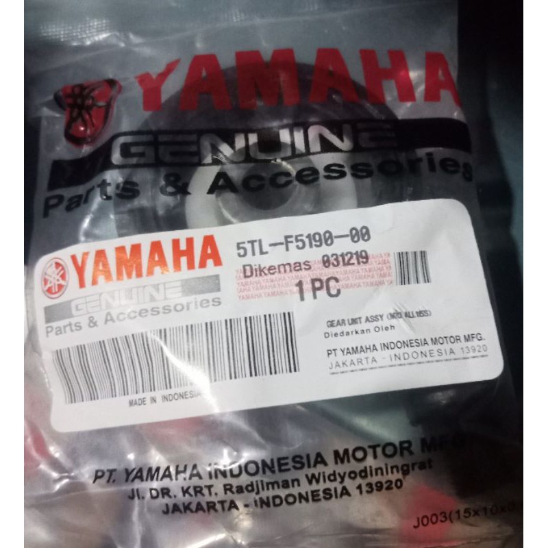 Gir Box kilomter untuk motor mio jupiter z