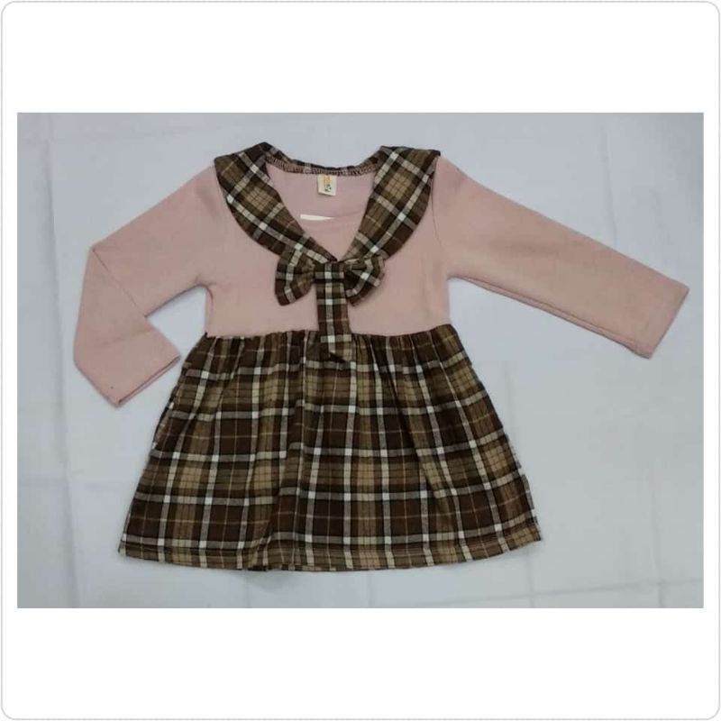 dress import anak cewek gaun pita baju import usia 2tahun 3 tahun