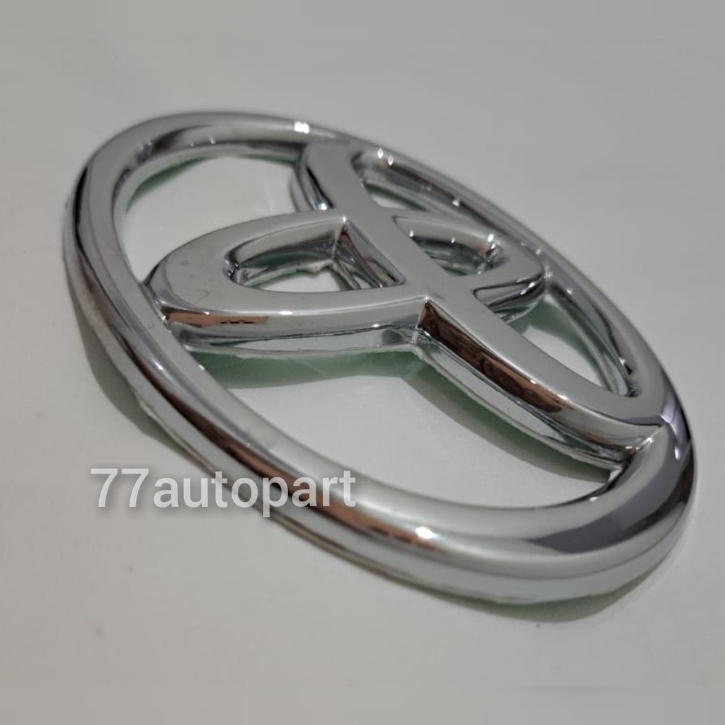 logo toyota emblem mobil untuk avanza 2004 sampai 2011 bagian grill depan tanpa dudukan breket