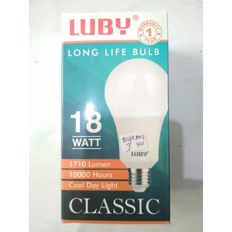 lampu led luby 18watt