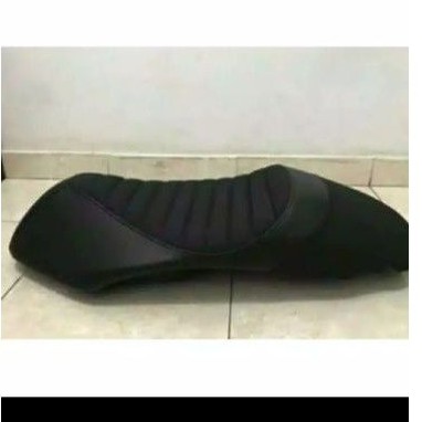 Cover kulit jok Scoopy caferacer - sarung jok Scoopy single seat