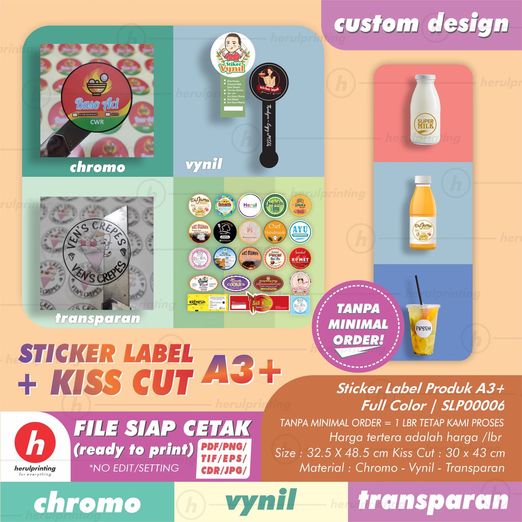 

Sticker Label Produk A3+ Full Color | SLP00006