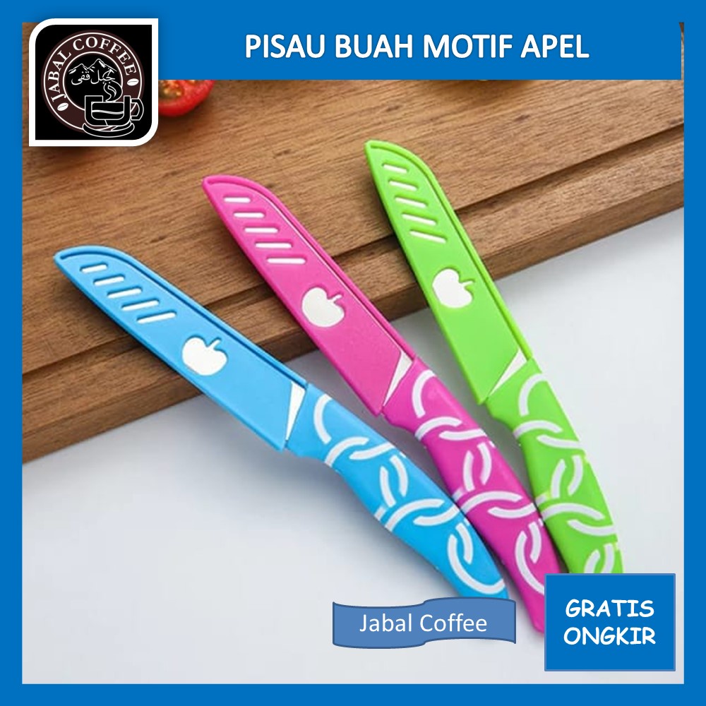 Pisau Pengupas Buah / Pisau Apel Stainless Steel / Pisau Buah Serbaguna