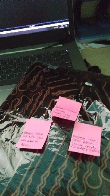 Batik Couple Pria Wanita Motif Seno Jarum