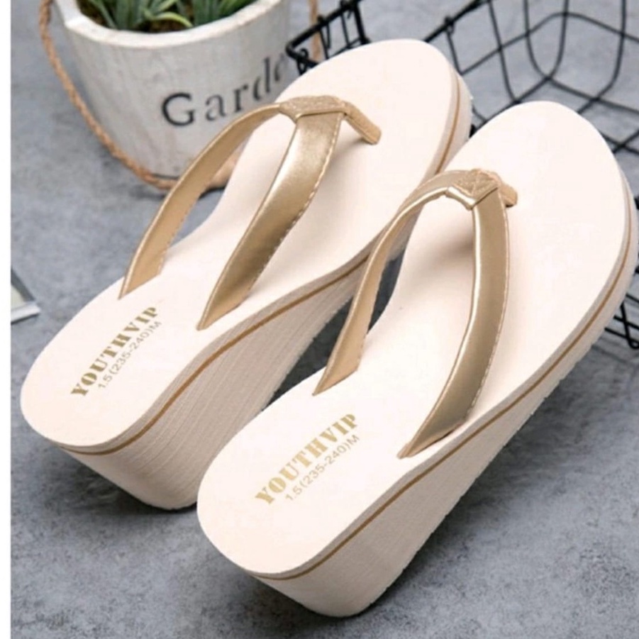 wedges sandal AUREL 5 cm  wanita Terbaru