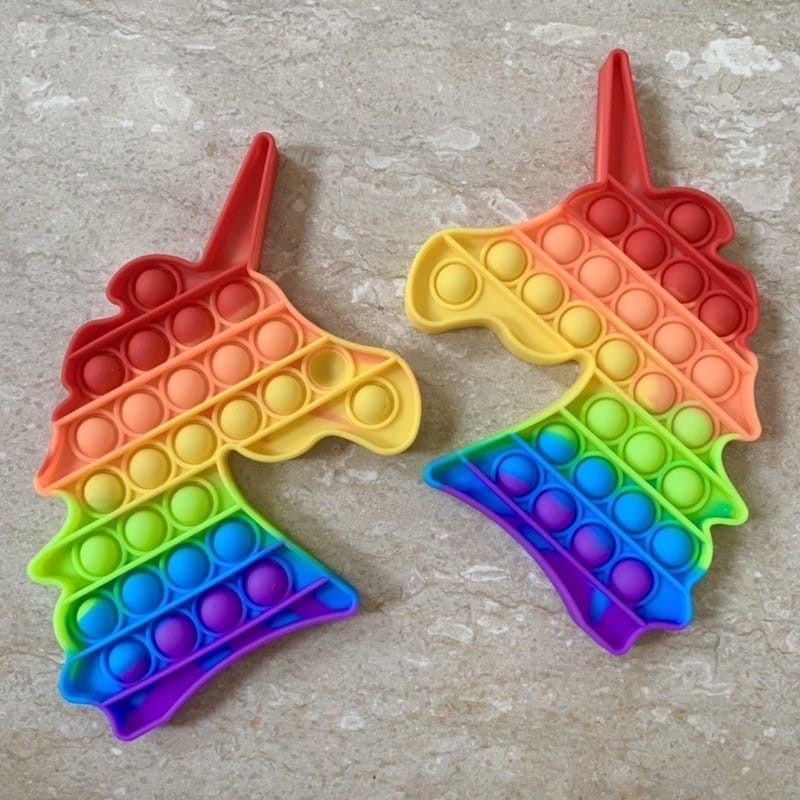 (FREEKELERENG) (JUMBO) POP IT UNICORN 20CM JUMBO POP IT BESAR UNICORN-1