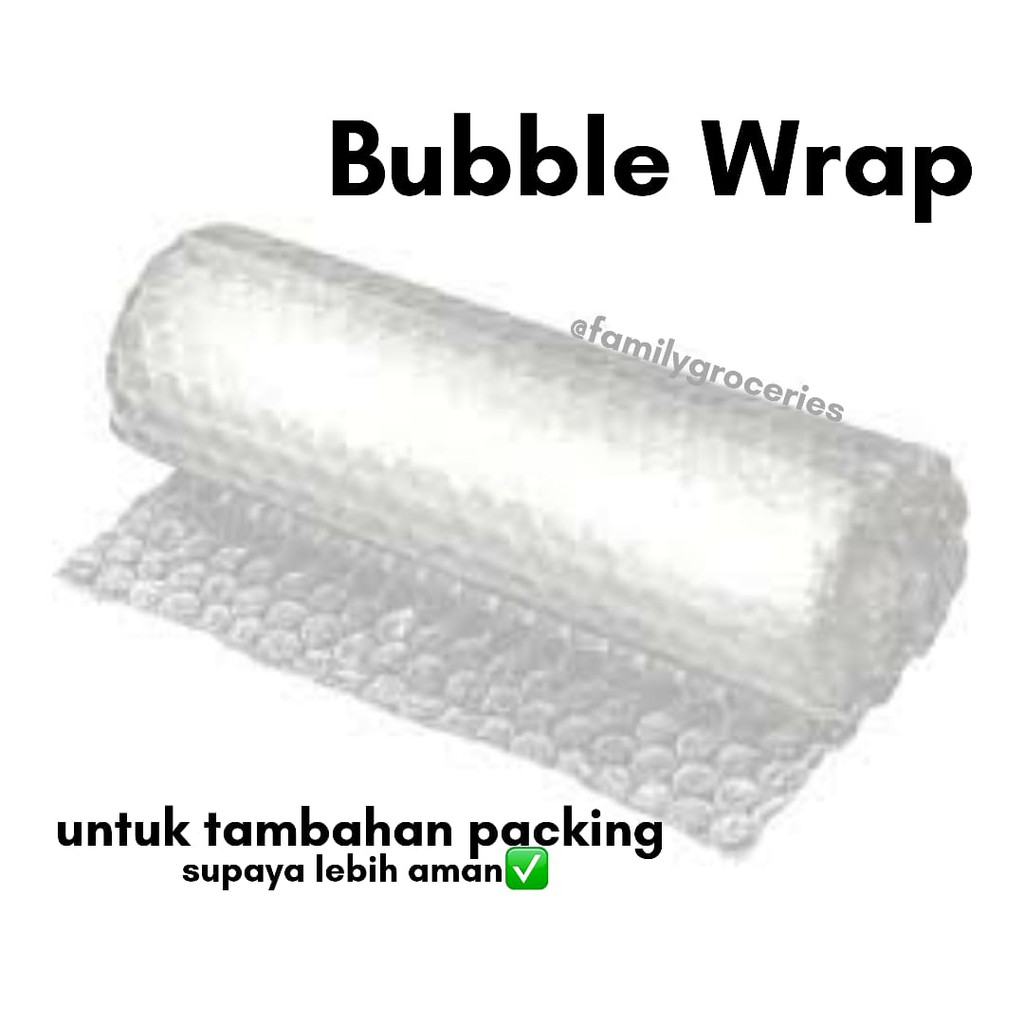 

Bubble Wrap (Khusus untuk tambahan packing)