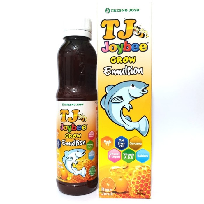 Madu Tj Joybee Grow Emulsion Multivitamin Anak 200 Ml - Tresno Joyo