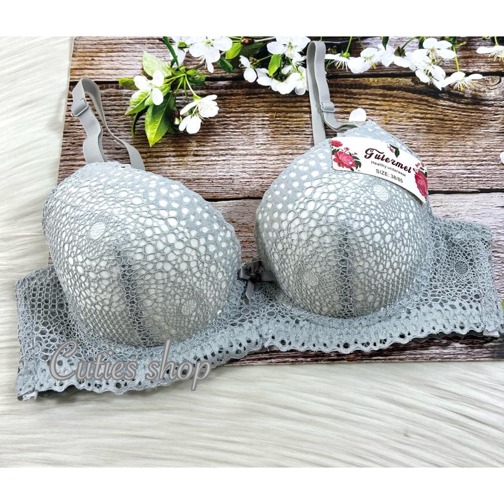 BRA CANTIK FULL BRUKAT - bra kawat- sz 36-44