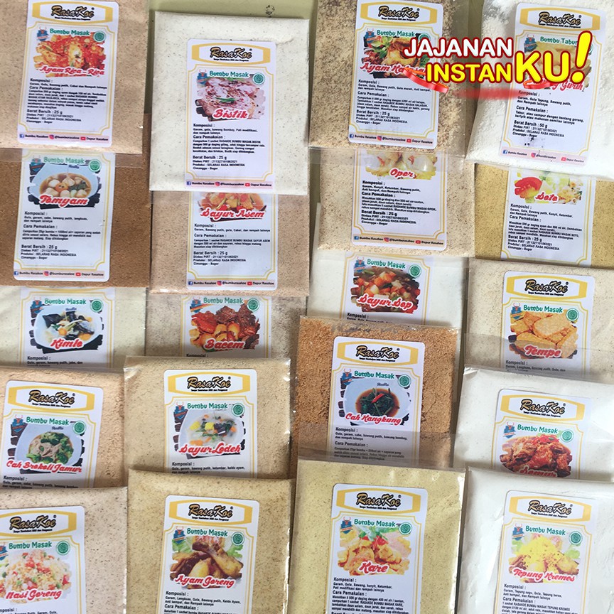 

Rasakoe Bumbu Masak Non MSG Murah 25 gr