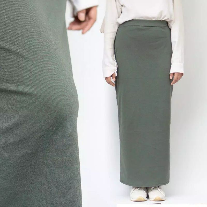 rok span wanita rok rajut premium rok panjang