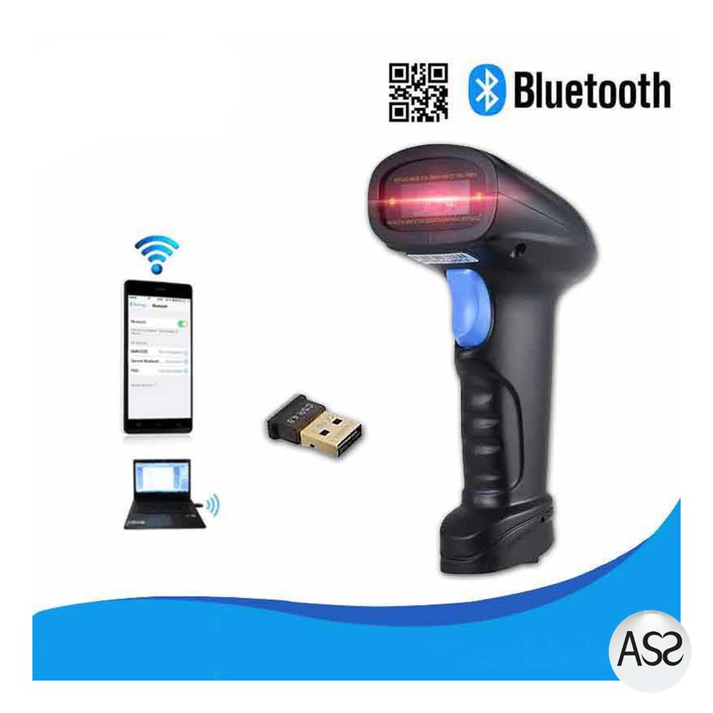 ASS Shop - TaffWare Wireless Bluetooth Barcode Scanner 2D QR 1D - BWM3