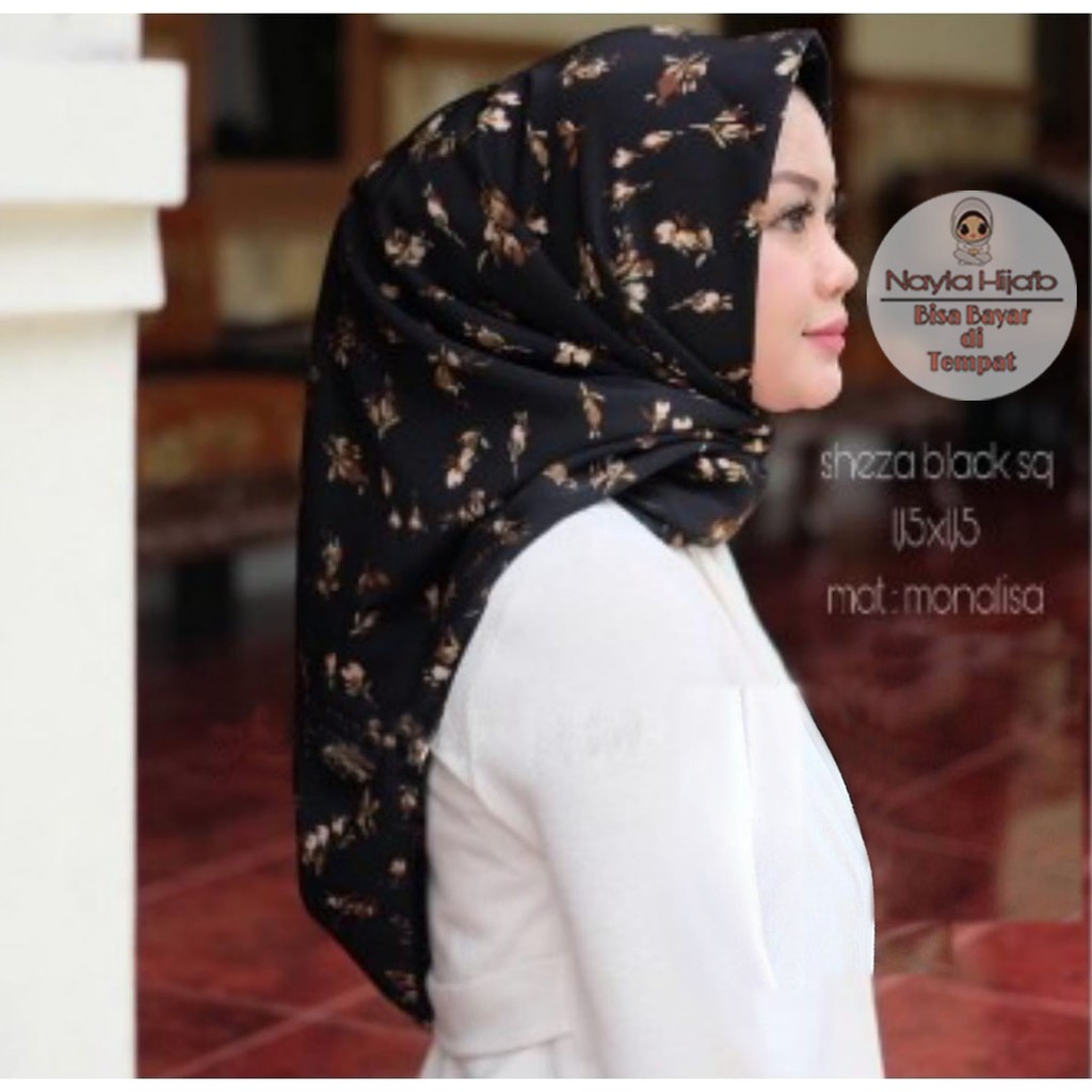 PROMO Hijab Segitiga Instan motif monalisa Kerudung Instan Motif Terlaris Nayla Hijab