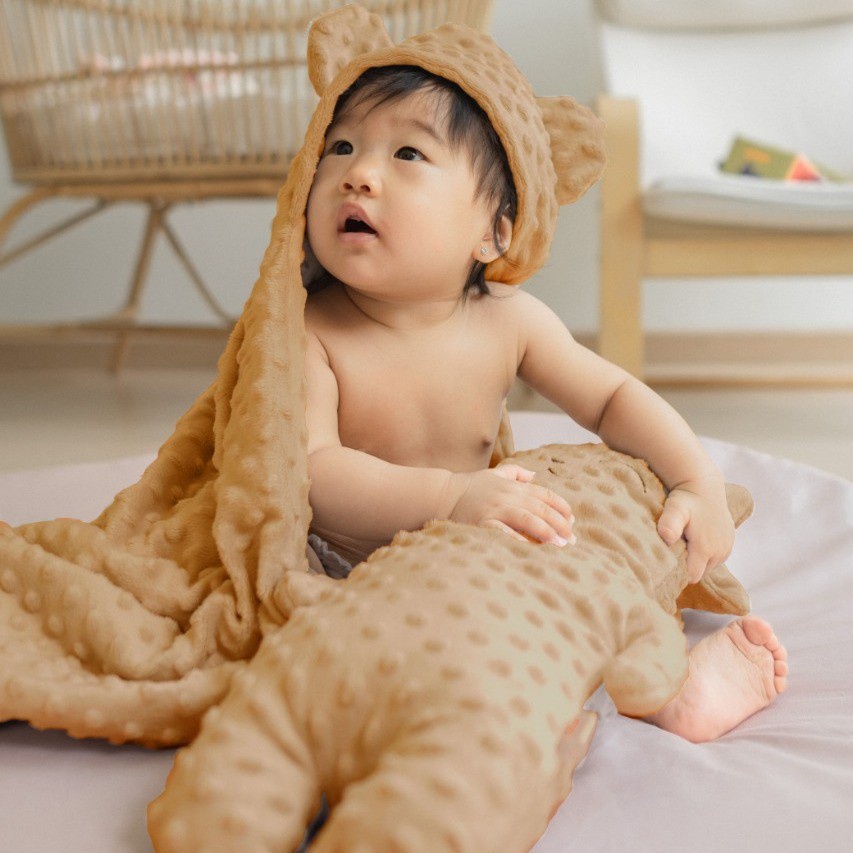 Baby Loop - Hoodie Blanket Minky / Selimut Bayi &amp; Anak