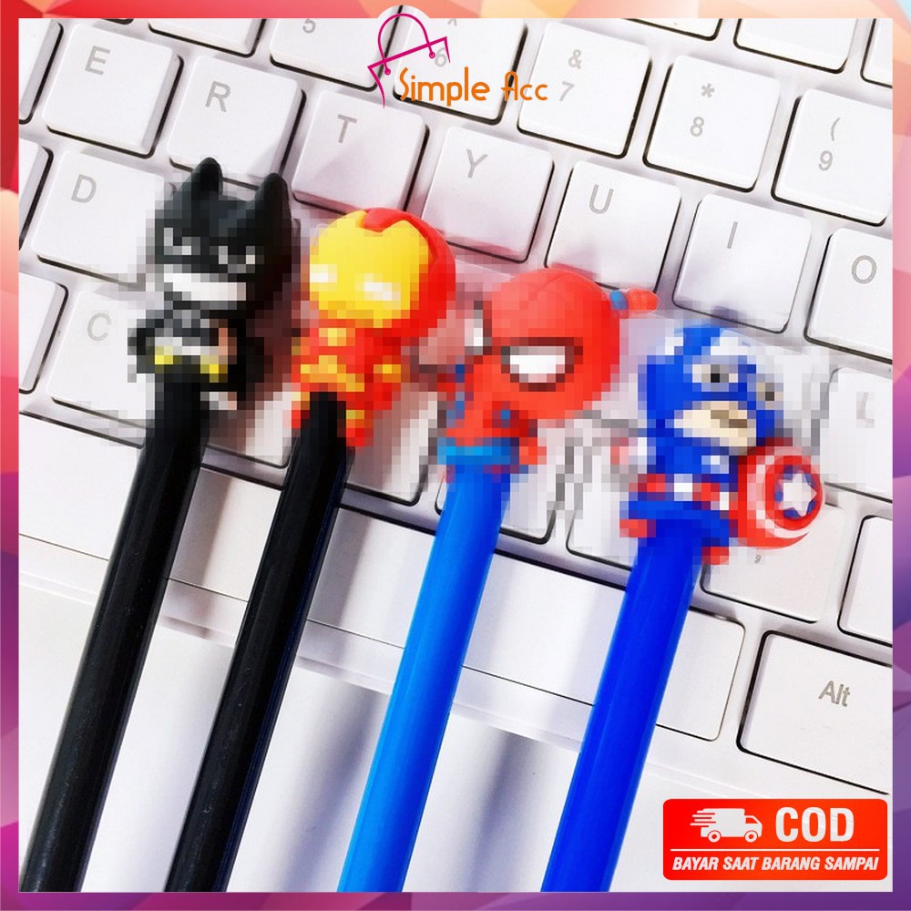 

~COD~ DO-A12 Pena Hero / Pulpen Gel Karakter hero / Pen hero Alat Tulis Stationary