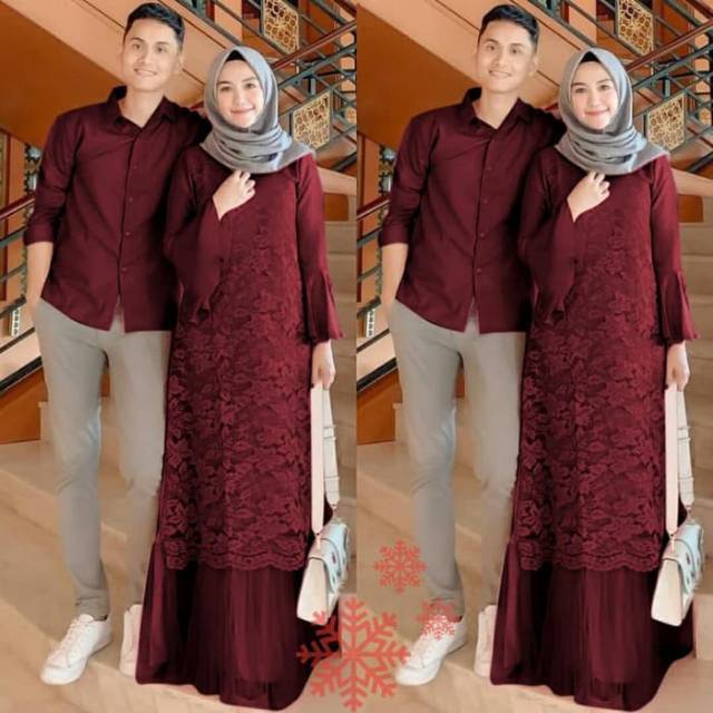 Promo baju  couple suami  istri  Best Seller baju  pesta  