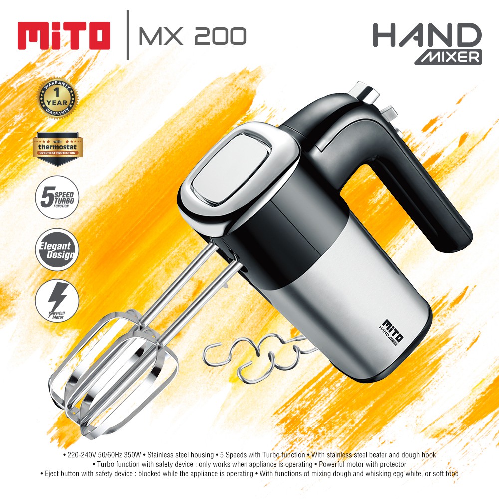 Mito Hand Mixer MX-200 Mixer Mito MX200