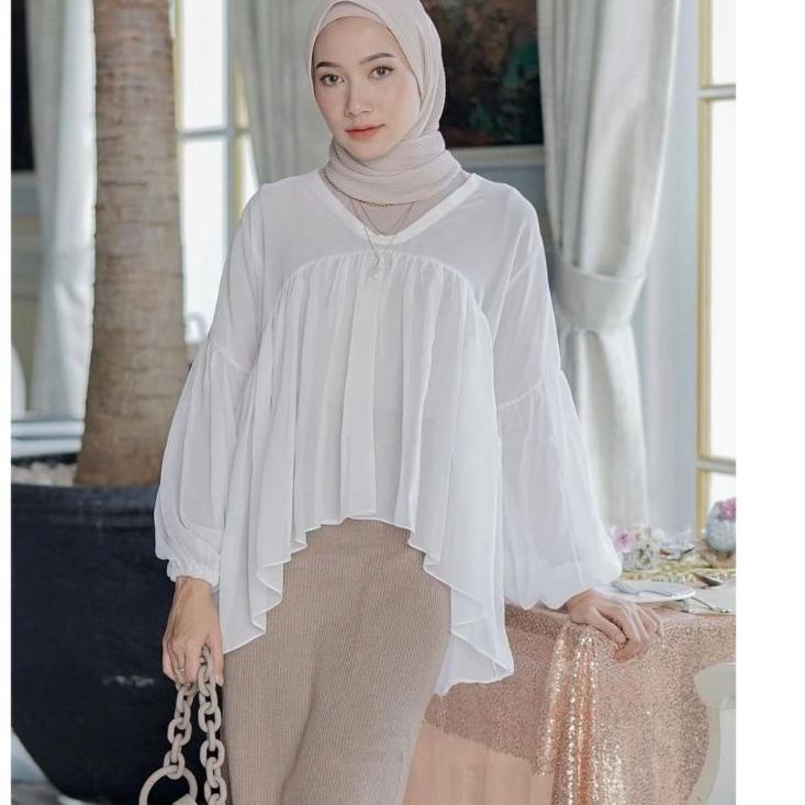 NR.15Jn22g - FRISKA RUFFLE BLOUSE / INZA BLOUSE CERUTI / NAVA BLOUSE CERUTY / DEALOVA BLOUSE CERUTY 