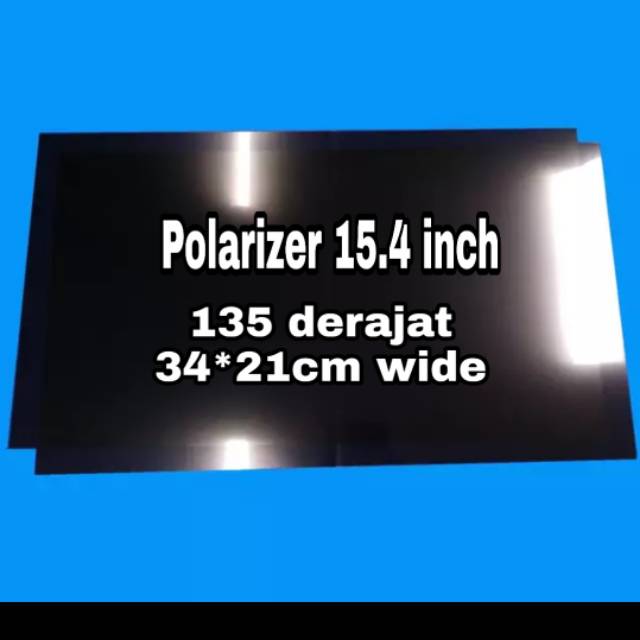 POLARIS POLARIZER LCD 15,4 inch 135 derajat 34*21cm wide POLARISER 135 DERAJAT DIMENSI 34X21CM