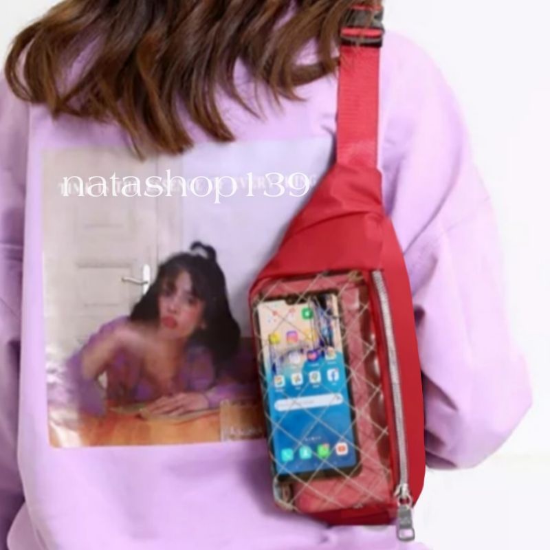 Hot Sale Waist Bag Mika Transparan Bordir Fashion Tas Wanita Murah Casual Simple Best 2021
