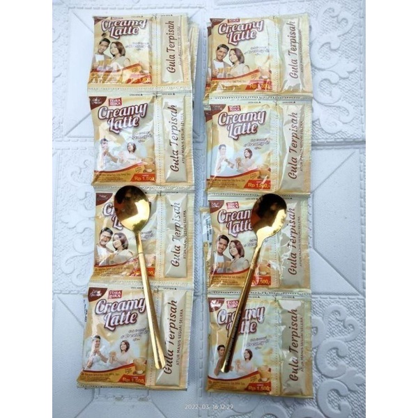 Toko53 - 10pcs Torabika Creamy Latte 25gram BONUS SENDOK