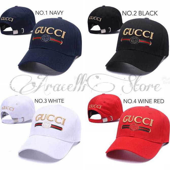 Barang Bagus Topi Baseball Caps Import Murah Fashion Gucci / Jual Topi Pria Wanita MURAH