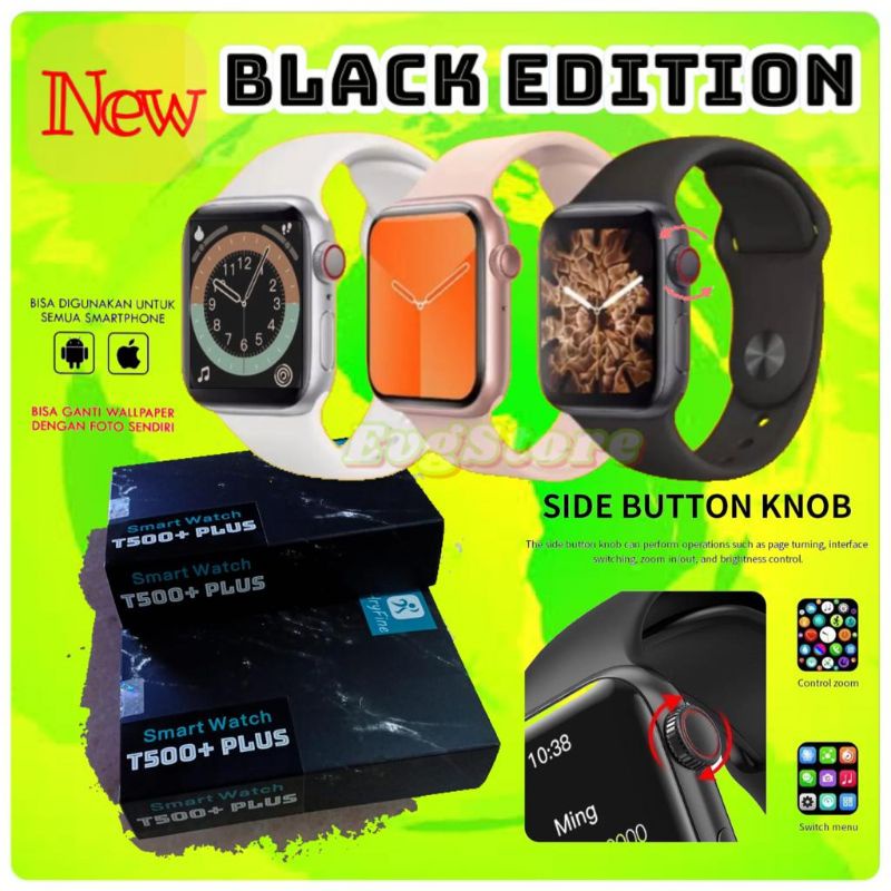 NEW 2023 Smartwatch T500+ Plus X | BLACK EDITION